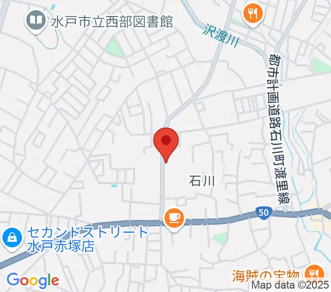 カワイ水戸ショップの地図