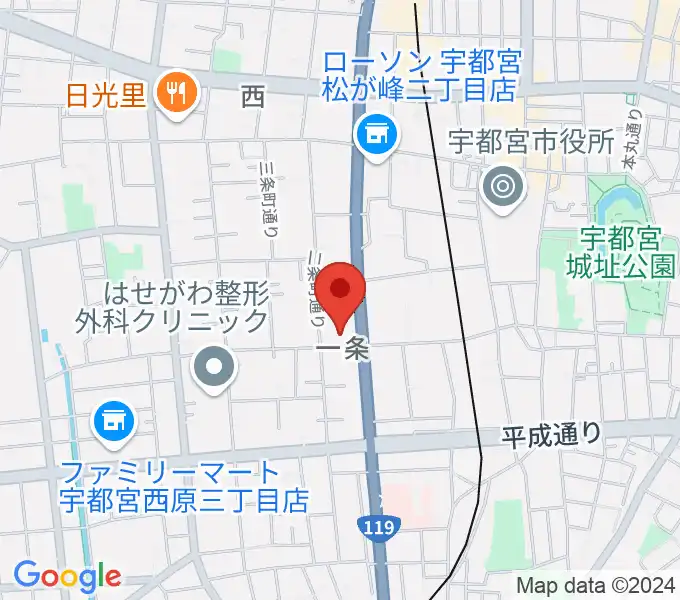 アンザイピアノテクニカル・エマ音楽院の地図