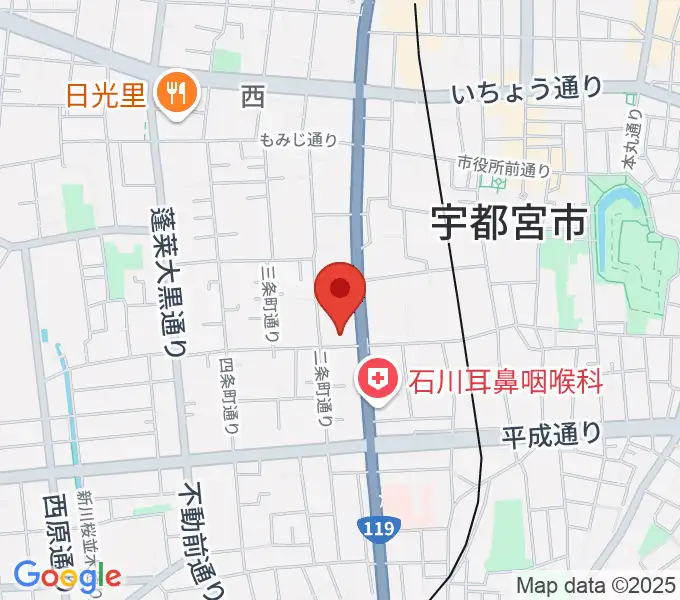 アンザイピアノテクニカル・エマ音楽院の地図