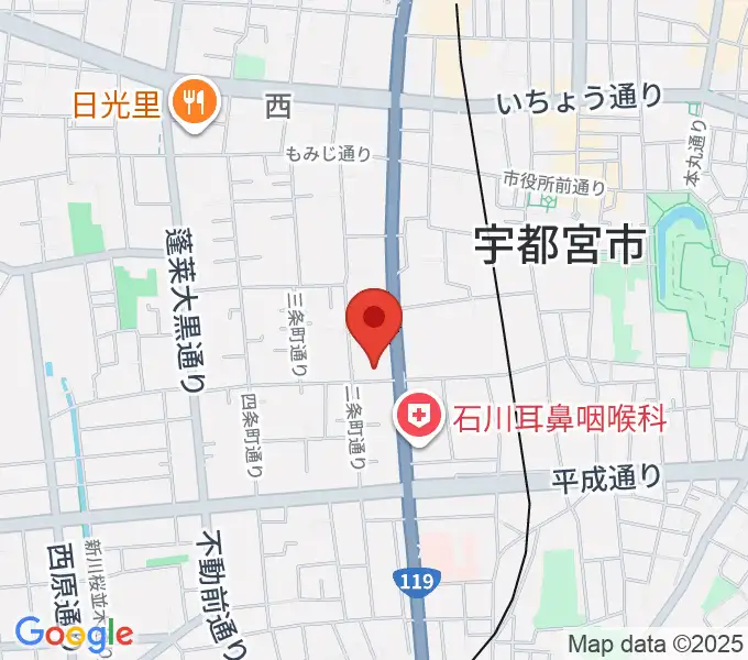アンザイピアノテクニカル・エマ音楽院の地図