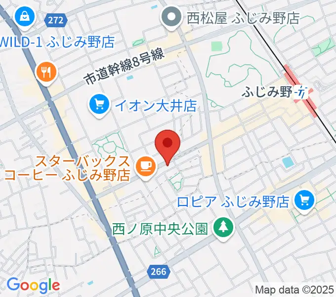 カワイふじみ野ショップの地図