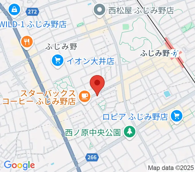 カワイふじみ野ショップの地図