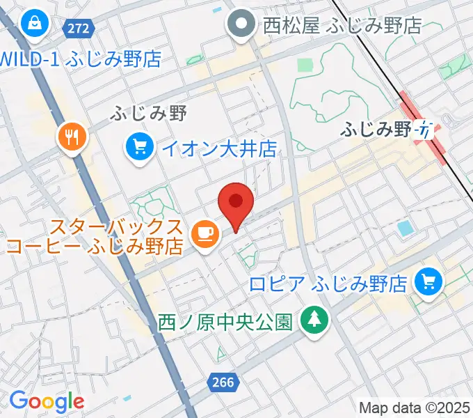カワイふじみ野ショップの地図