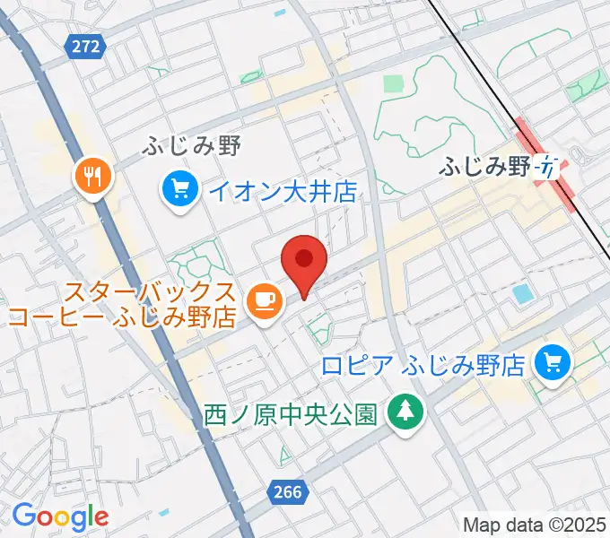 カワイふじみ野ショップの地図