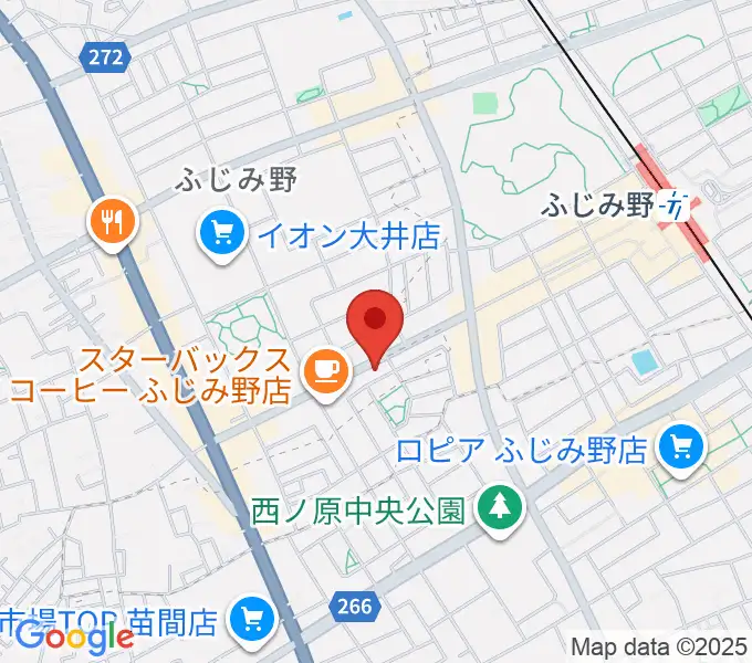 カワイふじみ野ショップの地図