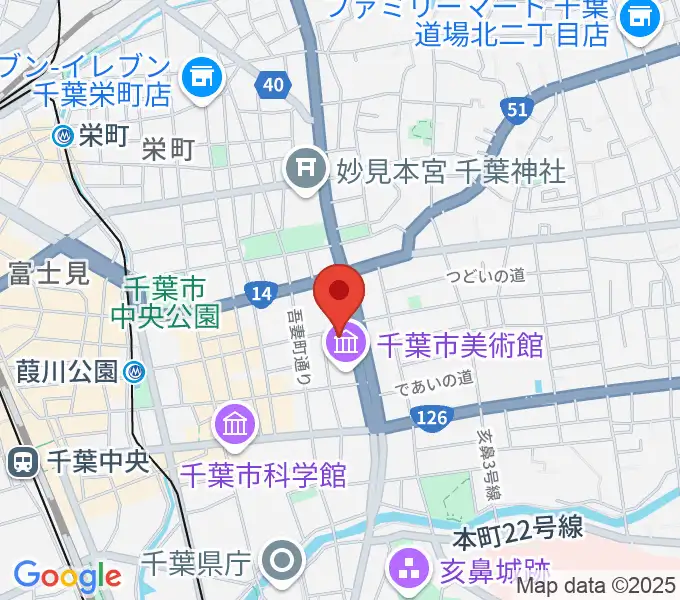 カワイ千葉の地図