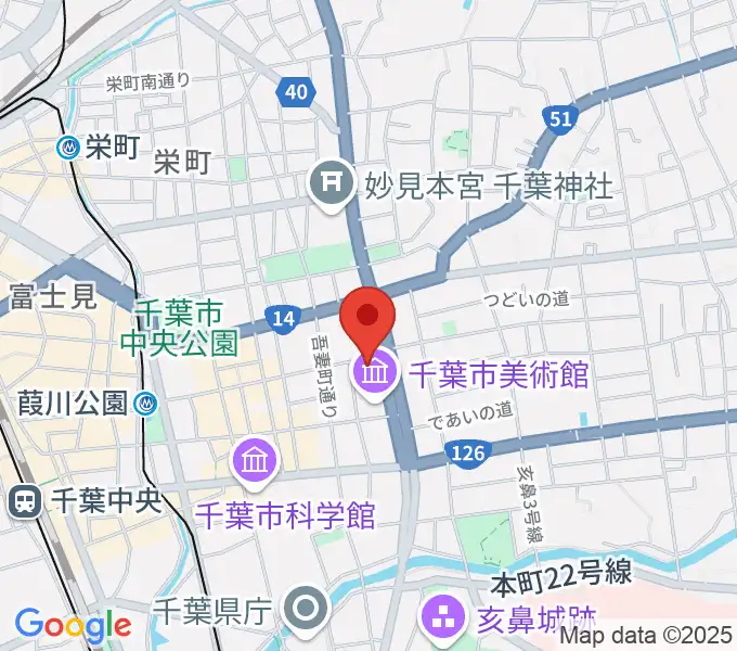 カワイ千葉の地図