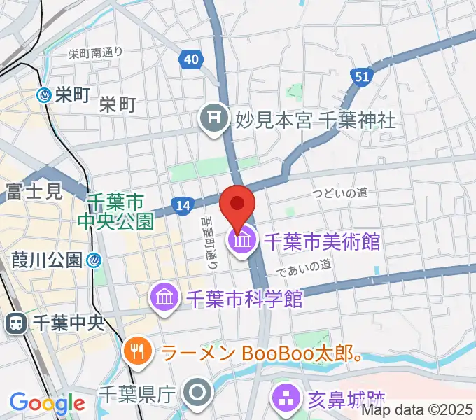 カワイ千葉の地図