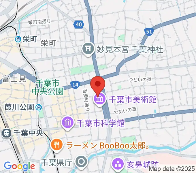 カワイ千葉の地図