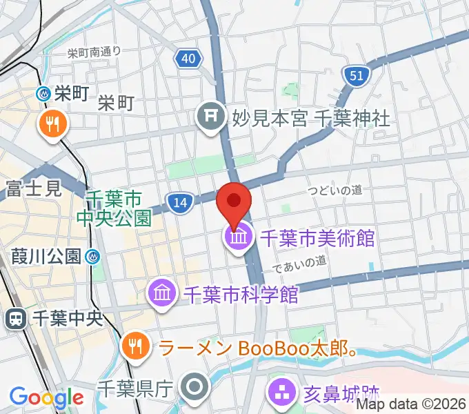 カワイ千葉の地図