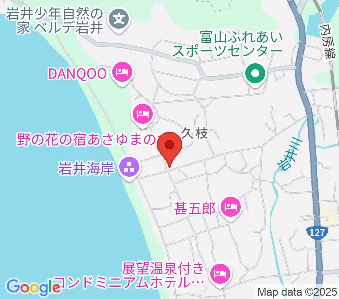大謙館の地図