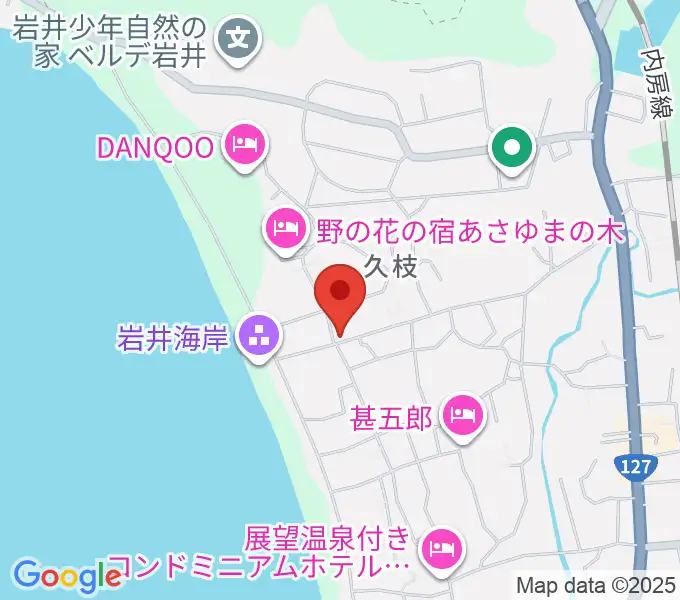 大謙館の地図