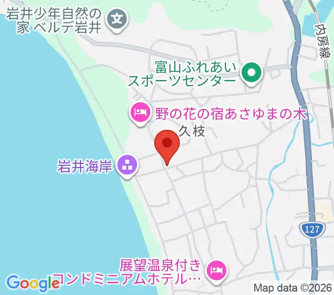 大謙館の地図
