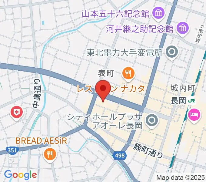 カワイ長岡ショップの地図