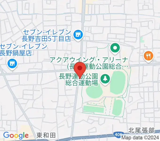 カワイ長野ショップの地図