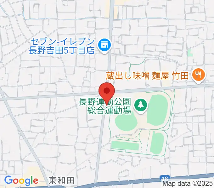 カワイ長野ショップの地図