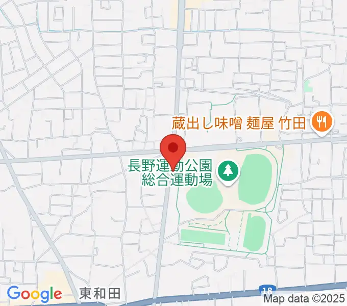 カワイ長野ショップの地図
