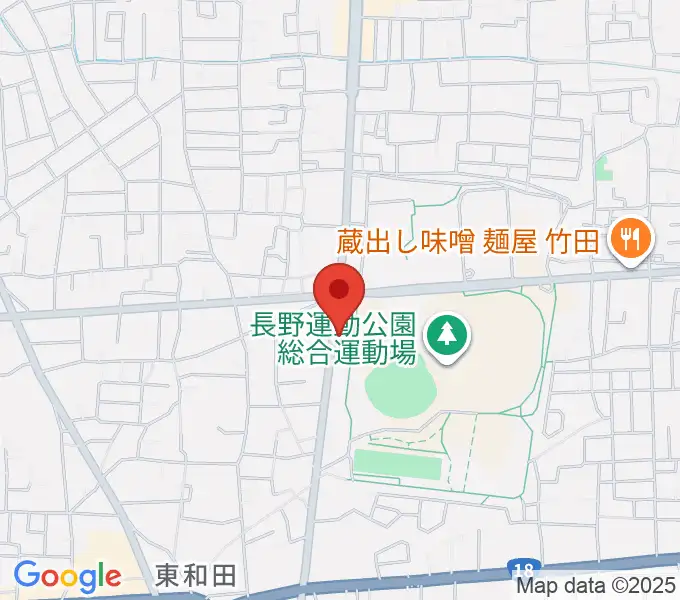 カワイ長野ショップの地図