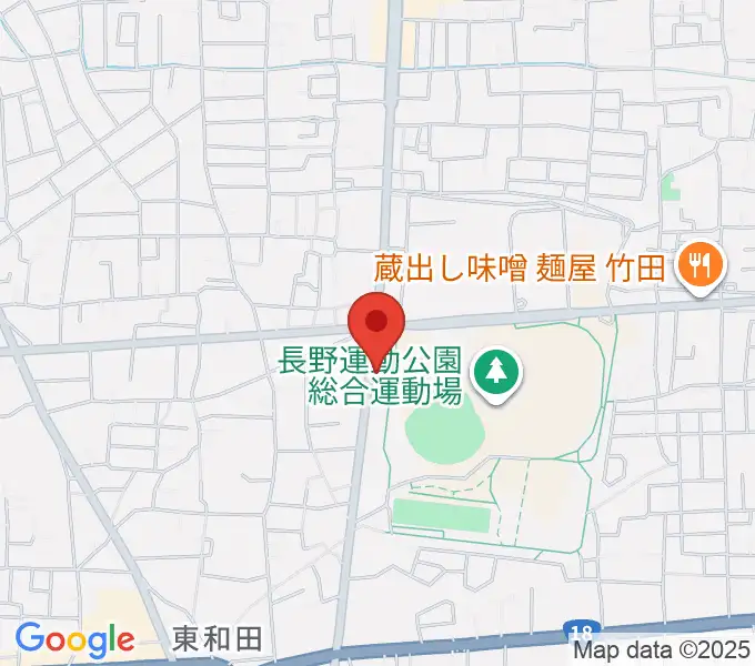 カワイ長野ショップの地図