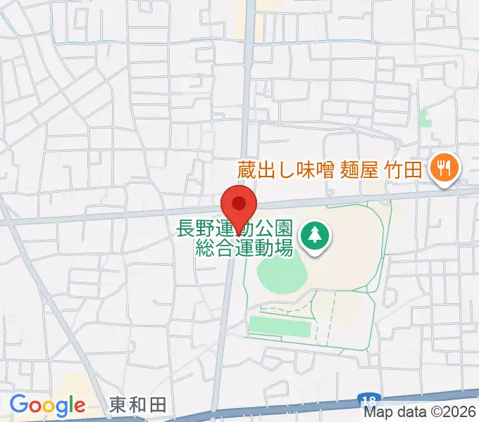 カワイ長野ショップの地図