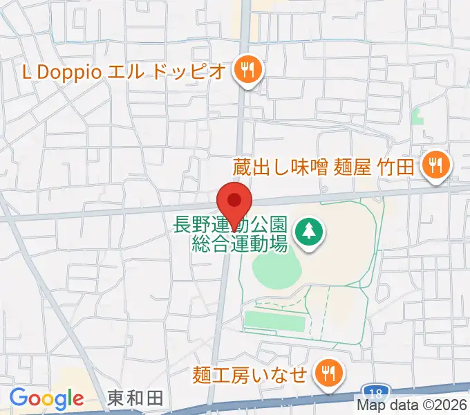 カワイ長野ショップの地図