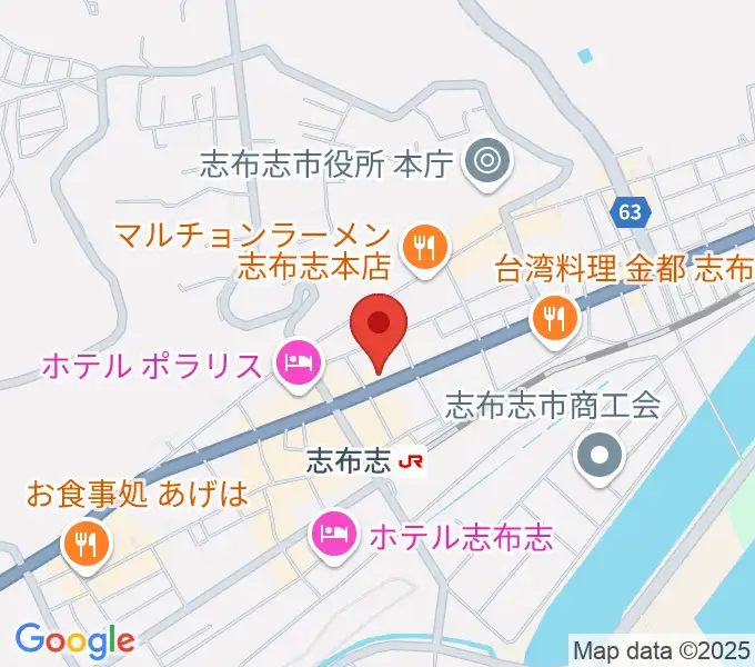 島津楽器スタジオの地図