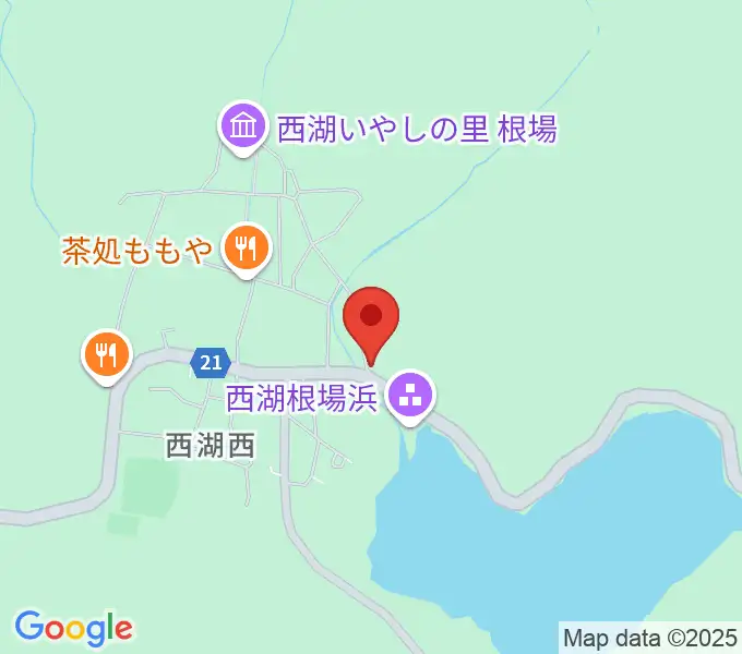魚眠荘の地図