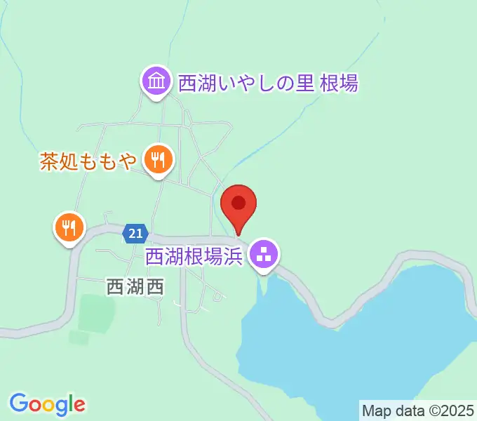 魚眠荘の地図