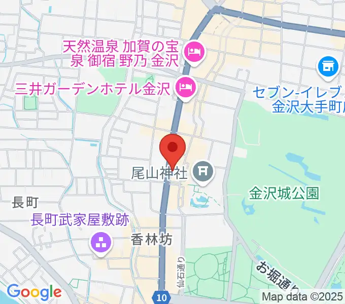 カワイ金沢ショップの地図