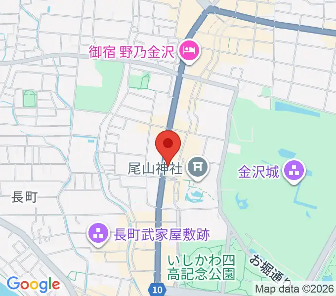 カワイ金沢ショップの地図