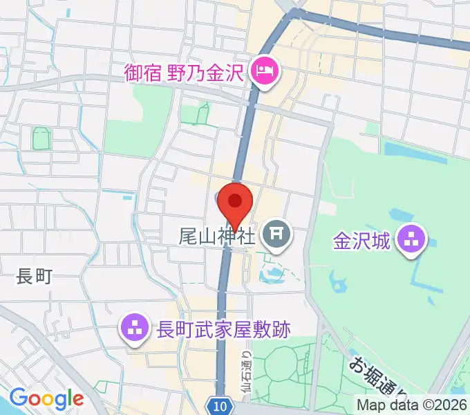 カワイ金沢ショップの地図