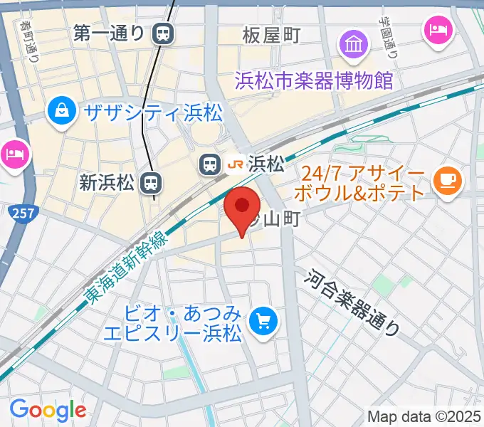 カワイ浜松の地図