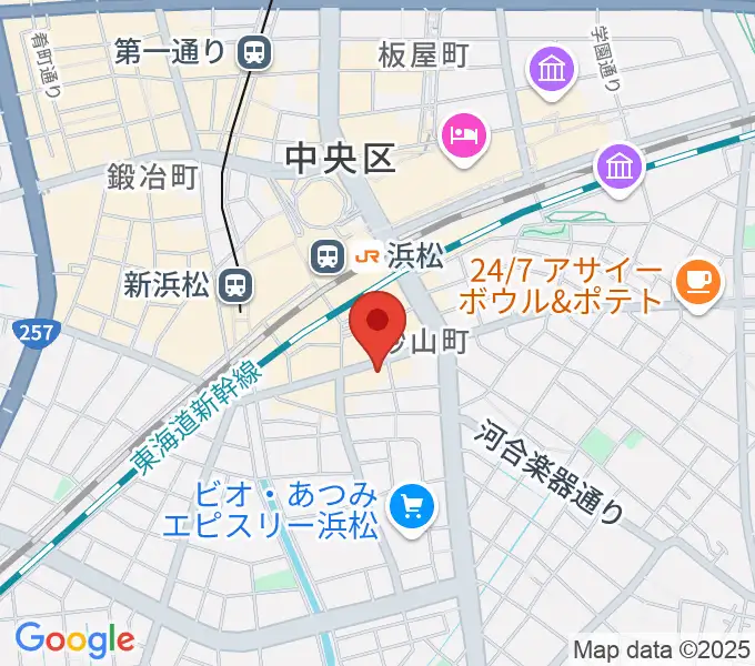 カワイ浜松の地図