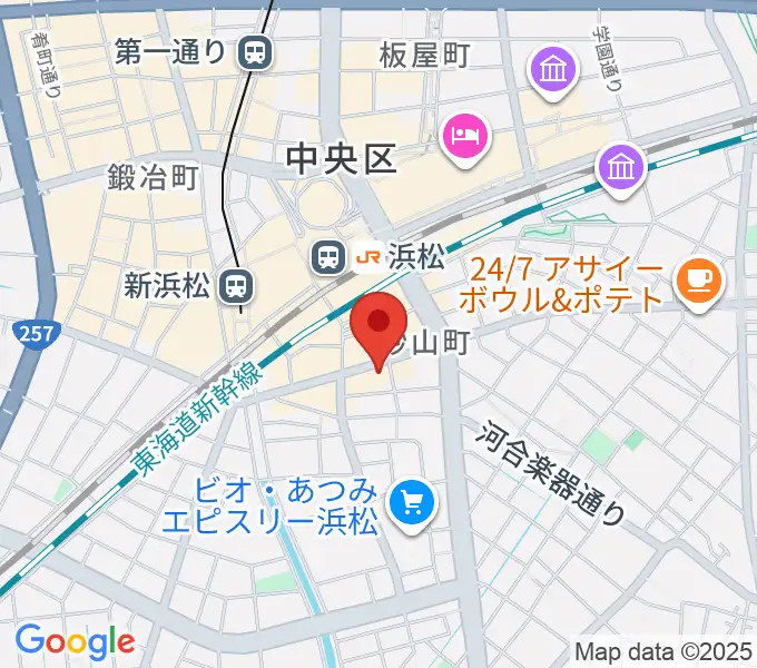カワイ浜松の地図