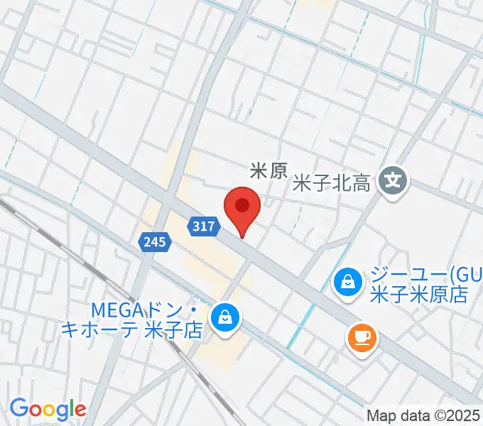 カワイ米子ショップの地図