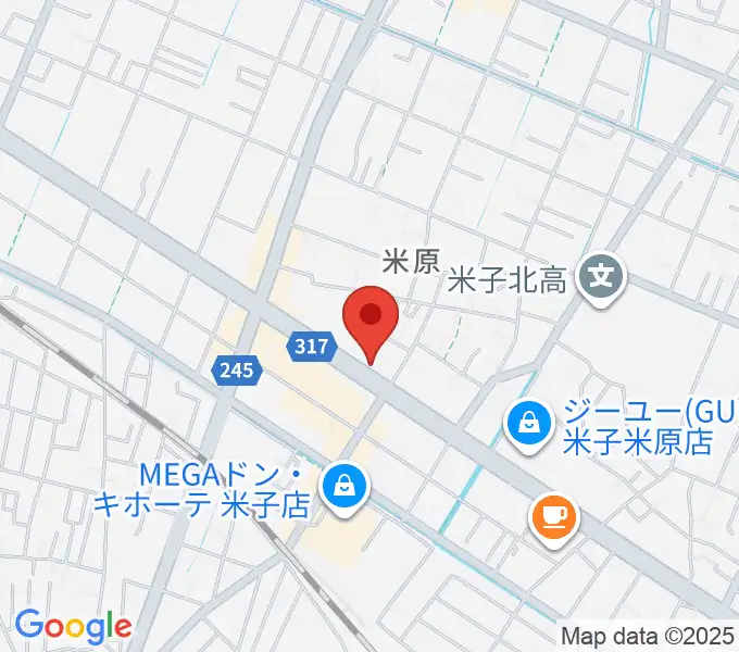 カワイ米子ショップの地図