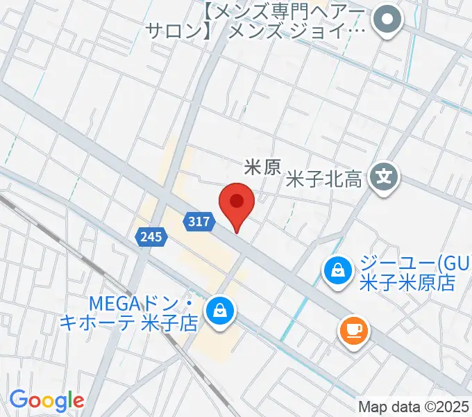 カワイ米子ショップの地図