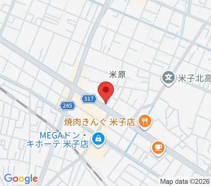 カワイ米子ショップの地図