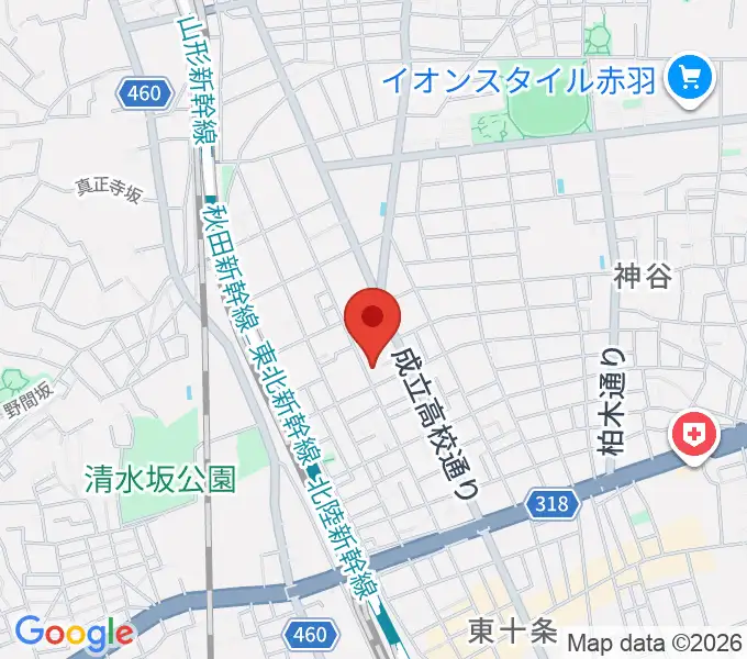 木管楽器修理工房アトリエSoloの地図