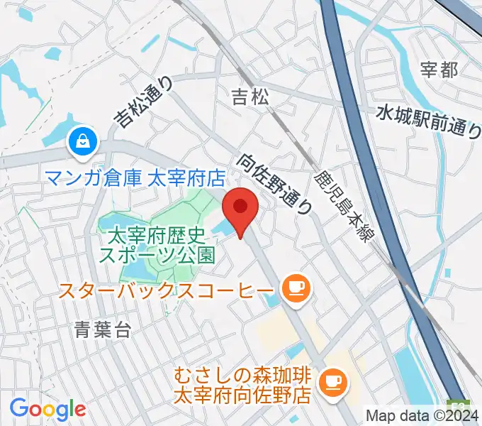 カワイ福岡の地図