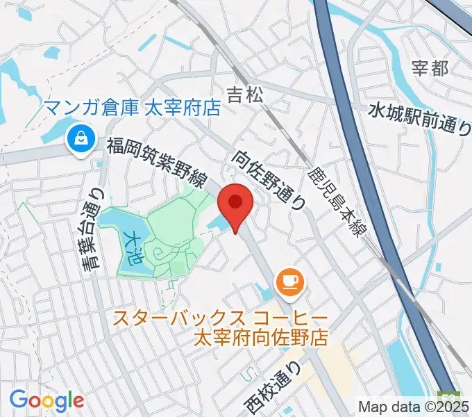 カワイ福岡の地図