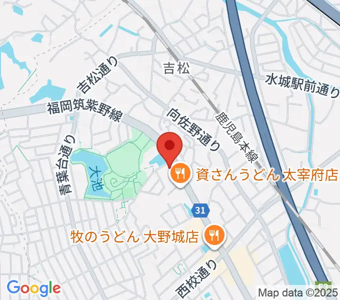 カワイ福岡の地図