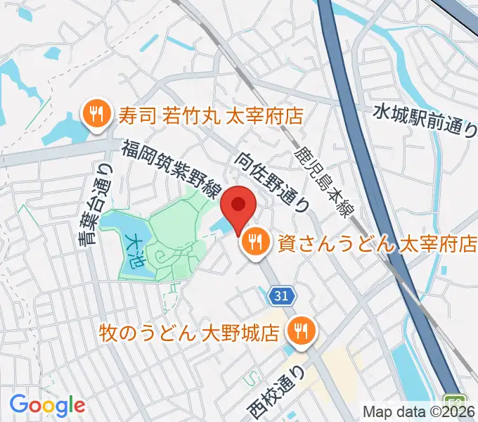カワイ福岡の地図