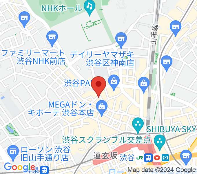 ミュージックランドKEY渋谷店の場所