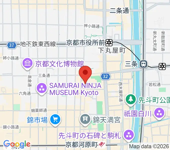 MUSICLAND KEY 京都店の地図