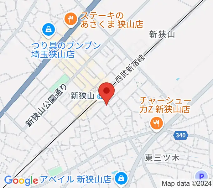 アイリスピアノの地図