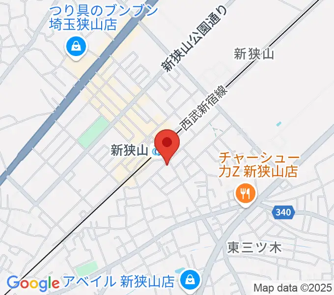 アイリスピアノの地図