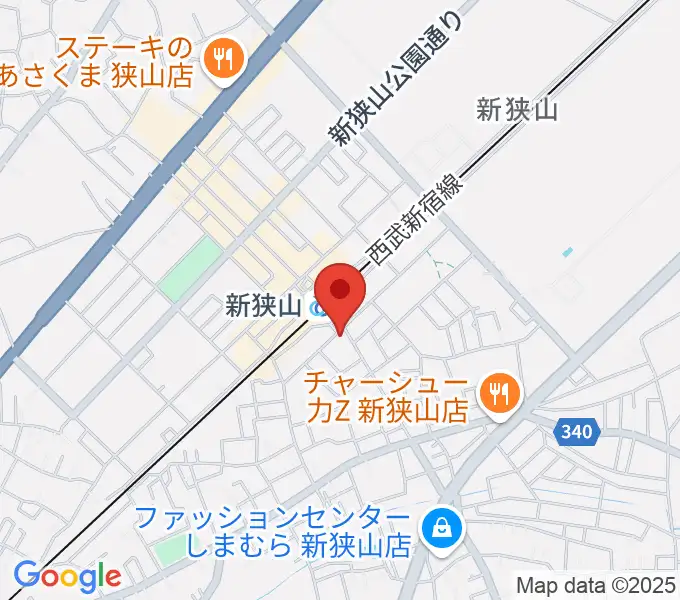 アイリスピアノの地図