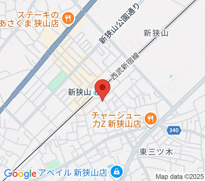 アイリスピアノの地図