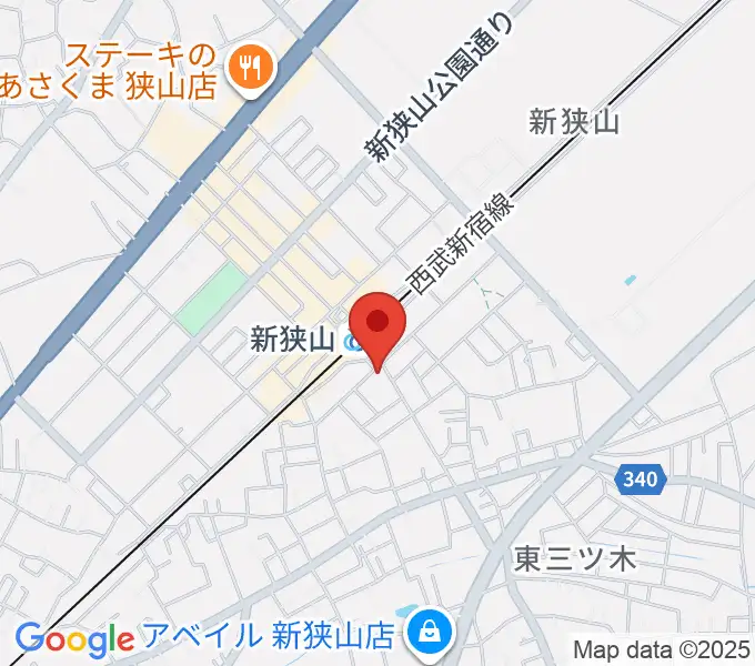 アイリスピアノの地図
